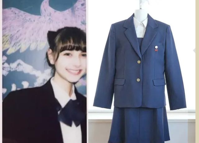 嵐莉菜の制服写真と熊谷女子高校の制服を比較