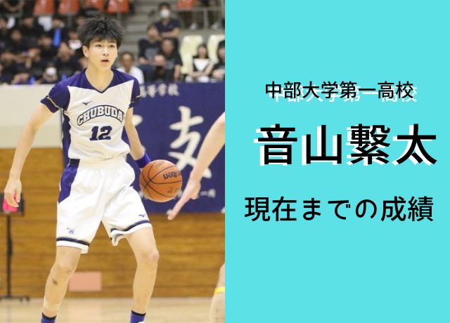 音山繋太の中学から高校までの実績