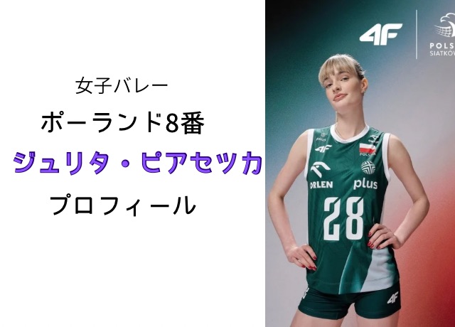 ジュリタ・ピアセッカ選手のプロフィール
