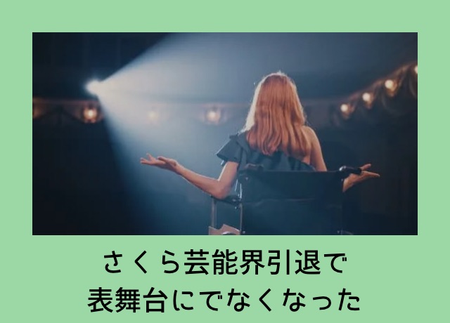 芸能界引退で表舞台に出なくなった